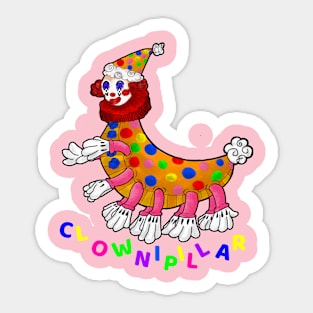 Clownipillar Sticker